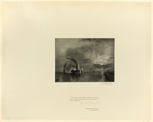 De strijdende Téméraire, uit Oude Engelse meesters