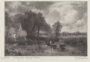 De Hooikar door Timothy Cole after John Constable