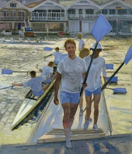 Avond Terugkeer, Henley, 1998 door Timothy Easton