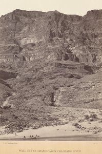 Muur in de Grand Canyon, Colorado River door Timothy H. O