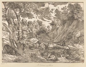 Landschap met de heilige Hieronymus