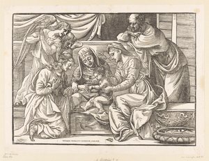Mystieke huwelijk van de heilige Catharina door Titiaan