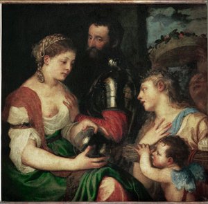 Echtelijke allegorie waarvan ten onrechte wordt gezegd dat hij van Alphonse d