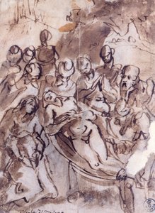 Kruisafneming, tekening