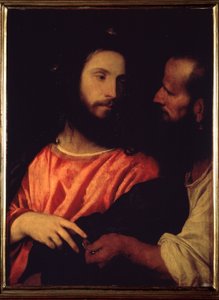 De zilveren belasting door Titian (c.1488 1576)