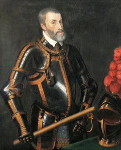 Portret van Karel V van Habsburg, Keizer van het Heilige Roomse Rijk