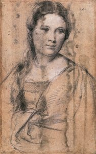 Portret van jong meisje door Titian (c.1488 1576)