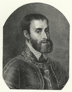 Karel V, Heilige Roomse Keizer door Titian (c.1488 1576) (after)