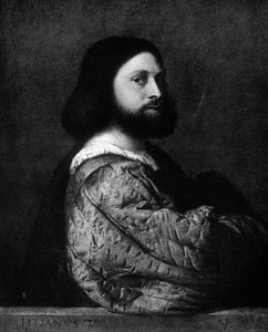 Portret van Ludovico Ariosto door Titian (c.1488 1576) (after)