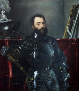 Portret van Francesco Maria I della Rovere door Titian (c.1488 1576)