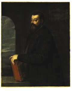Portret van Gabriele Giolito de