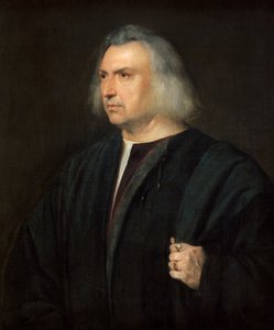 Portret van een man (of arts Gian Giacomo Bartolotti uit Parma) door Titian (c.1488 1576)