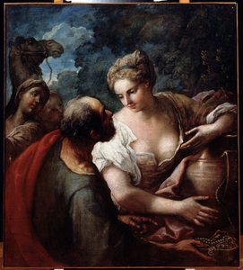 Rebekka bij de bron door Tiziano Vecelli