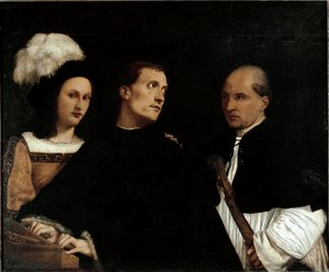 Het Concert (of Onderbroken Concerto) door Titian (c.1488 1576)