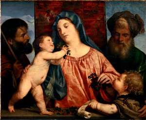 De Madonna van Kersen door Tiziano Vecelli