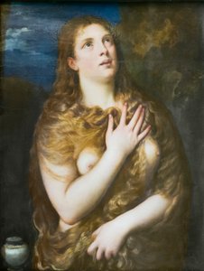 De berouwvolle Magdalena door Titian (c.1488 1576)