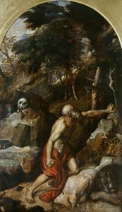 Boetvaardige Sint Hiëronymus door Titian
