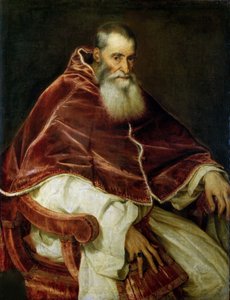 Portret van Paus Paulus III, 1543