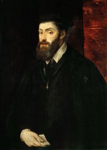 Portret van Keizer Karel V 1500-1558, 1549 door Titian