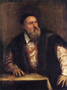 Zelfportret, ca. 1550-1562 door Titian