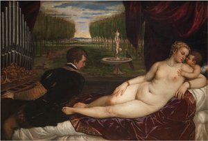 Venus met een Organist en Cupido, ca. 1555
