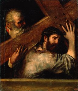 Christus Draagt het Kruis door Tiziano Vecelli