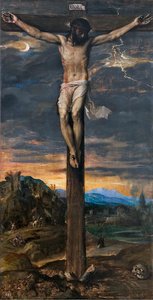Christus aan het Kruis, ca. 1565 door Tiziano Vecelli