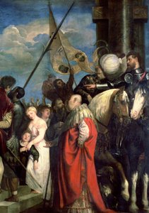 Ecce Homo, 1543 (detail) door Tiziano Vecelli