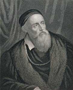 Zelfportret, gegraveerd door William Holl (1807-71) uitgegeven door William Mackenzie door Tiziano Vecelli