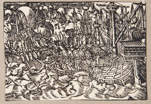 Gaius Duillius wint zeeslag tegen de Carthagers