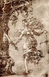 Justitia door Tobias Stimmer