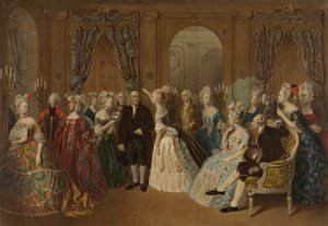 Franklin aan het hof van Frankrijk-1778 door Todros Geller
