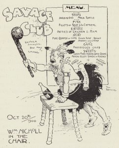 Savage Club door Tom Browne