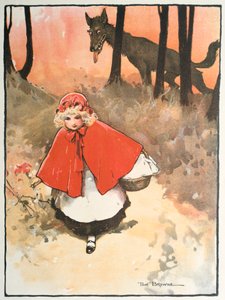 Scène uit Roodkapje, 1900