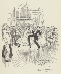 De Cake Walk op een Shilling Hop, Holborn Town Hall door Tom Browne
