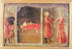 Verhaal van St. Julian de Hospitaller door Tommaso Masaccio