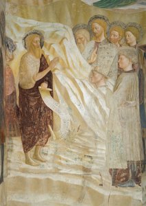 Levenscyclus van St. Johannes de Doper: De prediking van Sint Johannes de Doper door Tommaso Masolino da Panicale