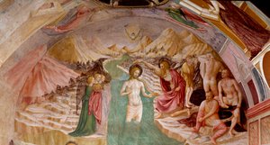 Het leven van Johannes de Doper: doop van Christus