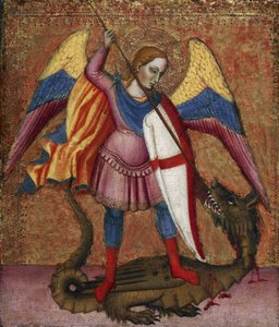 De aartsengel Michaël door Tommaso del (fl.1377–1392) Mazza