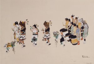 Buffalo Danskoor, ca. 1930-39 door Tonita Peña