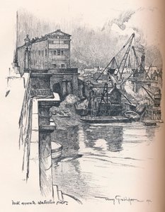 Dok tegenover Waterloo Pier, ca. 1902