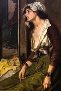Dokter Pinel bevrijdt de krankzinnigen in Salpêtrière in 1795