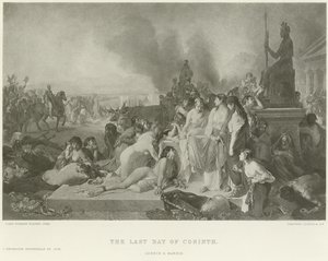 De laatste dag van Korinthe (gravure)