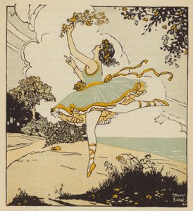 Columbine, minnares van Harlequin in de Commedia dell