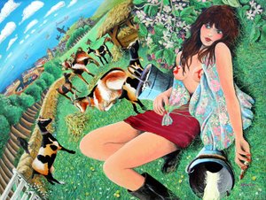 Mae Rose-Cottage dagdroomt haar erotische fantasieën