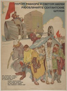 Met de pen en het licht van de wetenschap onthult de machinaties van de sekten, 1929 door Topikov