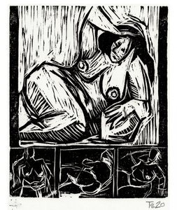 Krachtige expressionistische figuren door Tore Bahnson