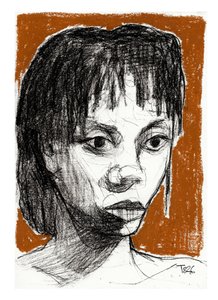 Expressief vrouwenportret
