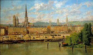 Le port de Rouen door Torello Ancillotti