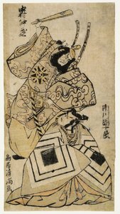 Nakamura Nakazō I en Ichikawa Danjūrō IV. Torii Kiyomitsu I door Torii Kiyomitsu